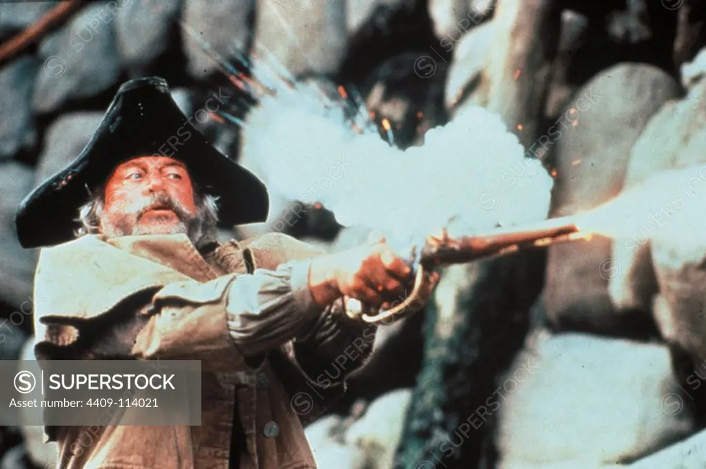 OLIVER REED in TREASURE ISLAND (1990), directed by FRASER HESTON.