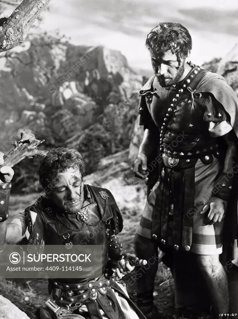 JOHN GIELGUD in JULIUS CAESAR (1953), directed by JOSEPH L. MANKIEWICZ.