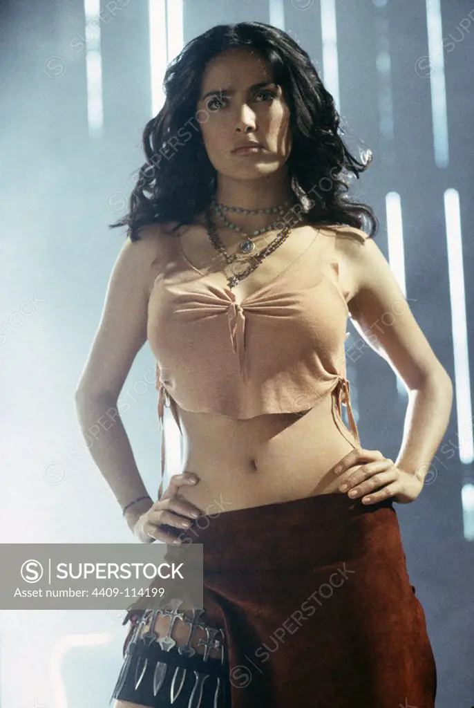 SALMA HAYEK in ONCE UPON A TIME IN MEXICO (2003), directed by ROBERT RODRIGUEZ. Copyright: Editorial use only. No merchandising or book covers. This is a publicly distributed handout. Access rights only, no license of copyright provided. Only to be reproduced in conjunction with promotion of this film.