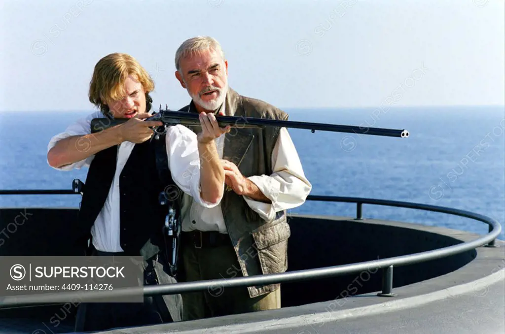 SEAN CONNERY and SHANE WEST in THE LEAGUE OF EXTRAORDINARY GENTLEMEN (2003), directed by STEPHEN NORRINGTON.