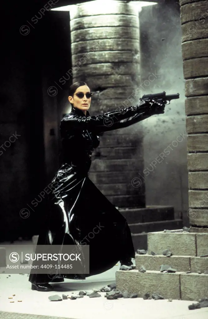 CARRIE-ANNE MOSS in THE MATRIX REVOLUTIONS (2003), directed by ANDY WACHOWSKI and LARRY WACHOWSKI.