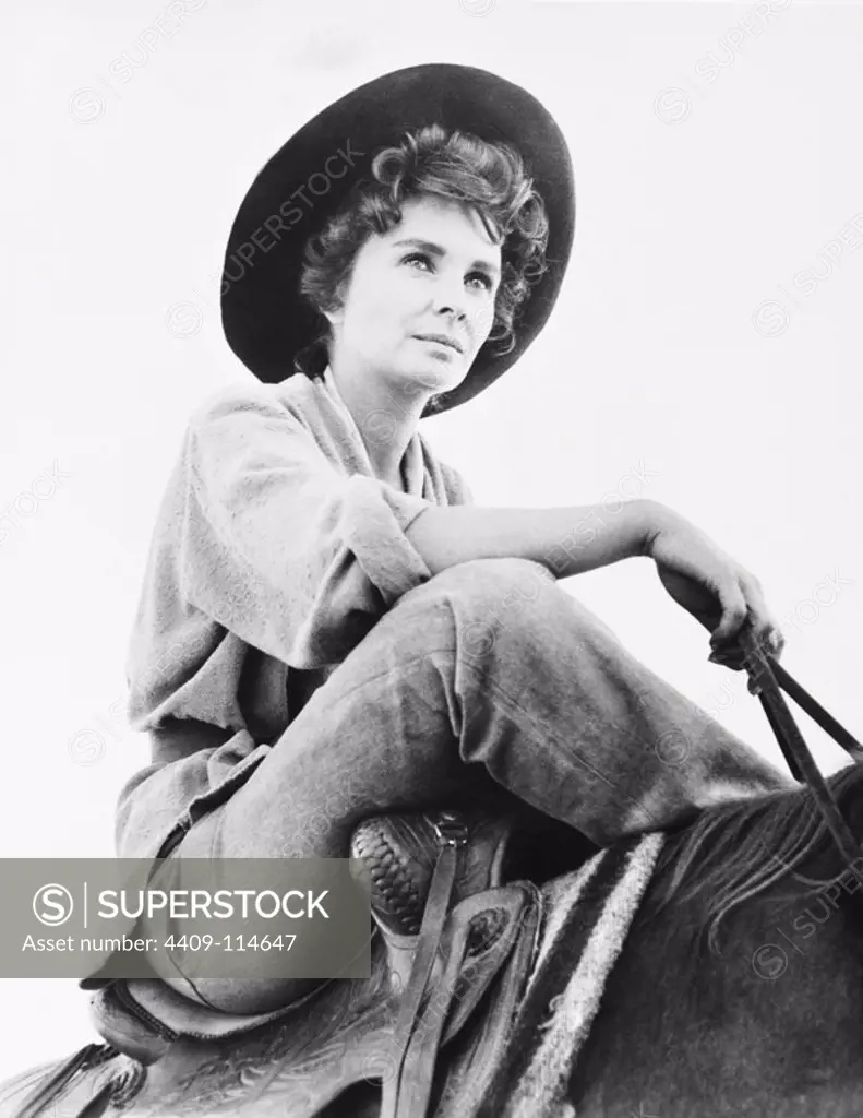 JEAN SIMMONS in THE BIG COUNTRY (1958), directed by WILLIAM WYLER.