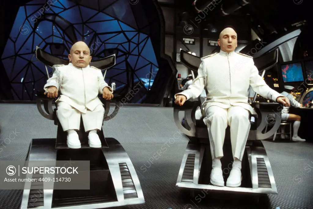 MIKE MYERS and VERNE TROYER in AUSTIN POWERS: GOLDMEMBER (2002) -Original title: AUSTIN POWERS IN GOLDMEMBER-, directed by JAY ROACH.