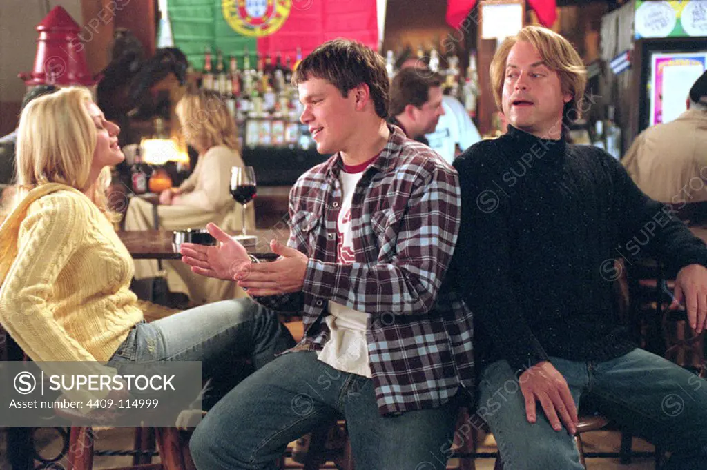 GREG KINNEAR, MATT DAMON and JESSICA CAUFFIEL in STUCK ON YOU (2003), directed by BOBBY & PETER FARRELLY, BOBBY FARRELLY and PETER FARRELLY.