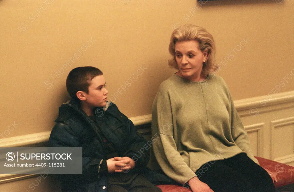 LAUREN BACALL and CAMERON BRIGHT in BIRTH (2004), directed by JONATHAN GLAZER.