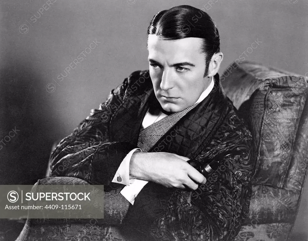 CLIVE BROOK in SHERLOCK HOLMES (1932).