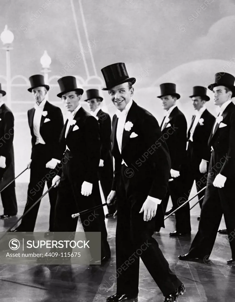 FRED ASTAIRE in TOP HAT (1935), directed by MARK SANDRICH.