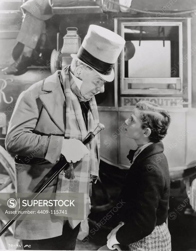 W. C. FIELDS and FREDDIE BARTHOLOMEW in DAVID COPPERFIELD (1935) -Original title: PERSONAL HISTORY, ADVENTURES, EXPERIENCE, & OBSERVATION OF DAVID COPPERFIELD THE YOUNGER, THE-, directed by GEORGE CUKOR.