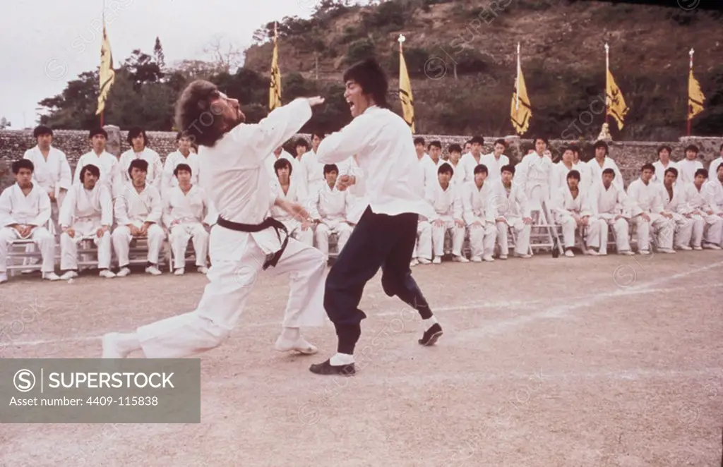 BRUCE LEE in ENTER THE DRAGON (1973).