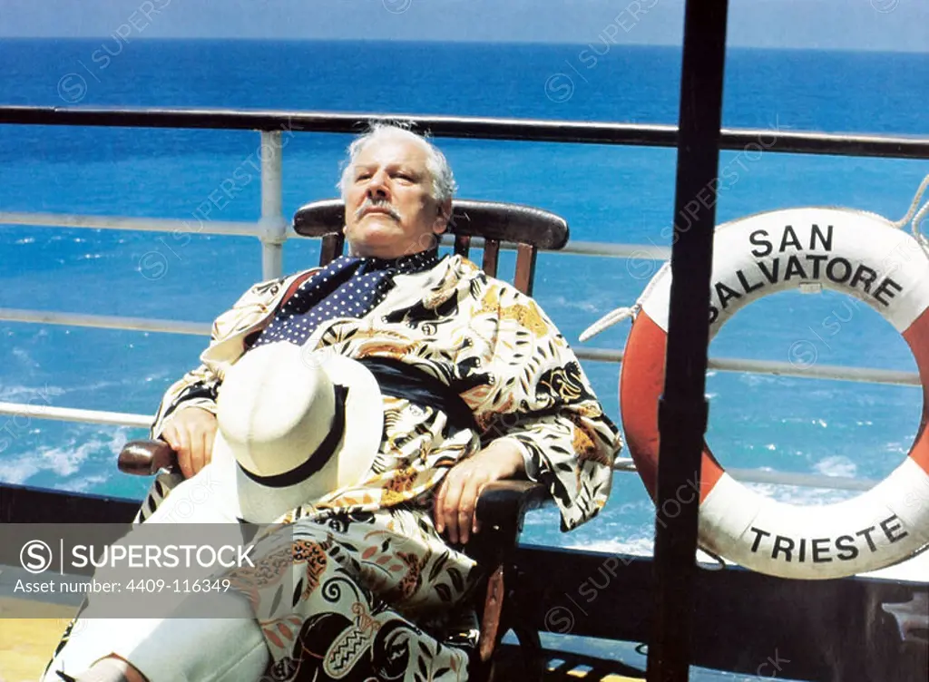 PETER USTINOV in APPOINTMENT WITH DEATH (1988), directed by MICHAEL WINNER.