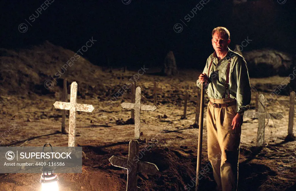 STELLAN SKARSGARD in EXORCIST: THE BEGINNING (2004), directed by RENNY HARLIN. Copyright: Editorial use only. No merchandising or book covers. This is a publicly distributed handout. Access rights only, no license of copyright provided. Only to be reproduced in conjunction with promotion of this film.