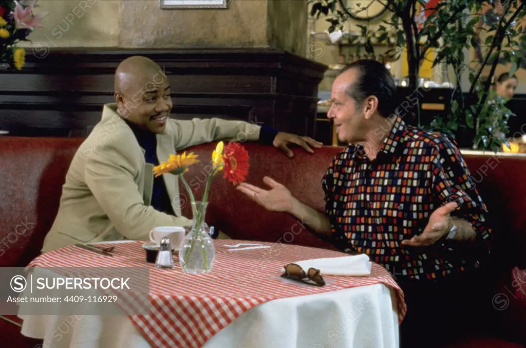 JACK NICHOLSON and CUBA GOODING JR. in AS GOOD AS IT GETS (1997), directed by JAMES L. BROOKS.