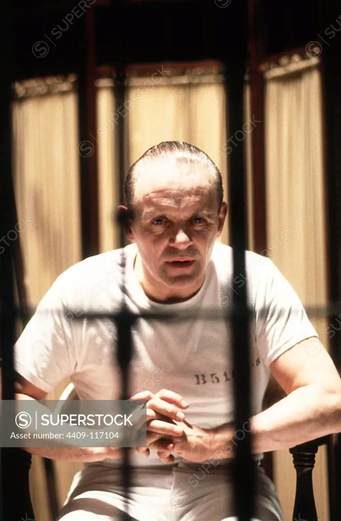 ANTHONY HOPKINS in THE SILENCE OF THE LAMBS (1991), directed by JONATHAN DEMME.