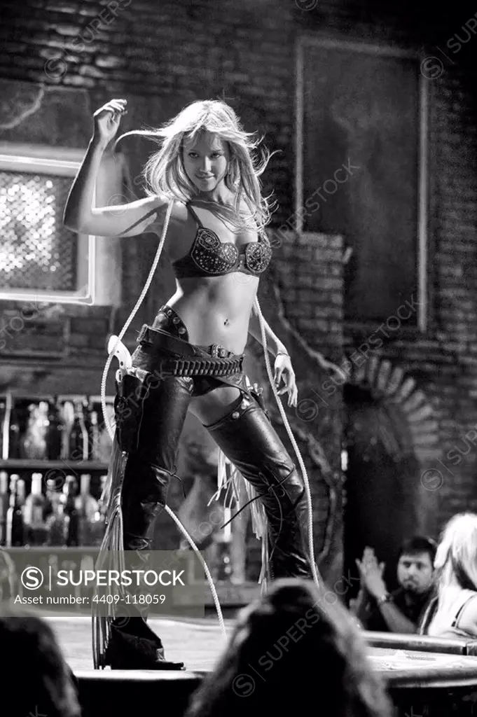JESSICA ALBA in SIN CITY (2005), directed by ROBERT RODRIGUEZ and FRANK MILLER.