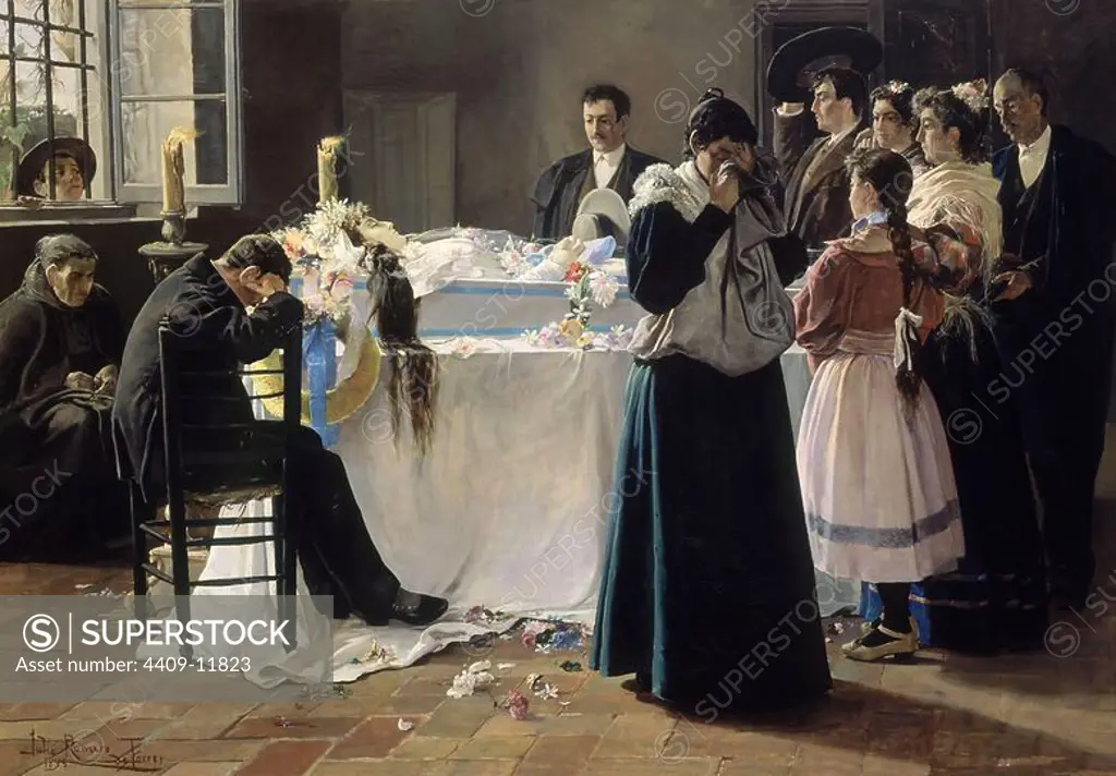'Look How Lovely She Was!', 1895, Oil on canvas, 148 x 213 cm, AS05612. Author: JULIO ROMERO DE TORRES. Location: MUSEO ROMERO DE TORRES. CORDOBA. SPAIN.