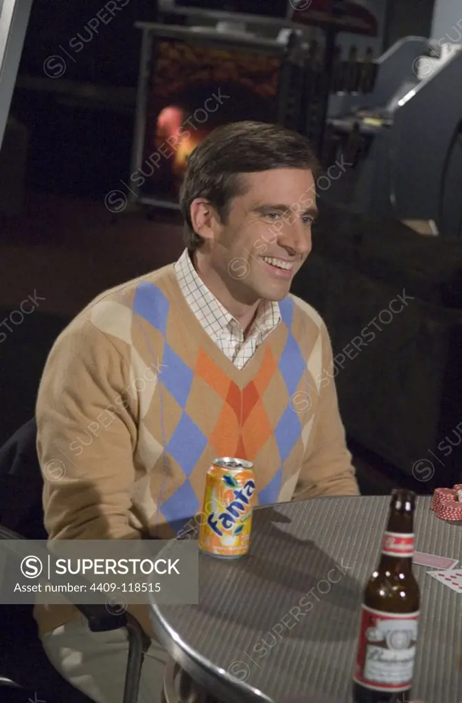 STEVE CARELL in THE 40 YEAR OLD VIRGIN (2005), directed by JUDD APATOW.