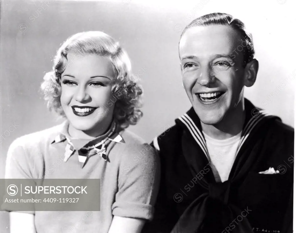 GINGER ROGERS and FRED ASTAIRE in FOLLOW THE FLEET (1936), directed by MARK SANDRICH.