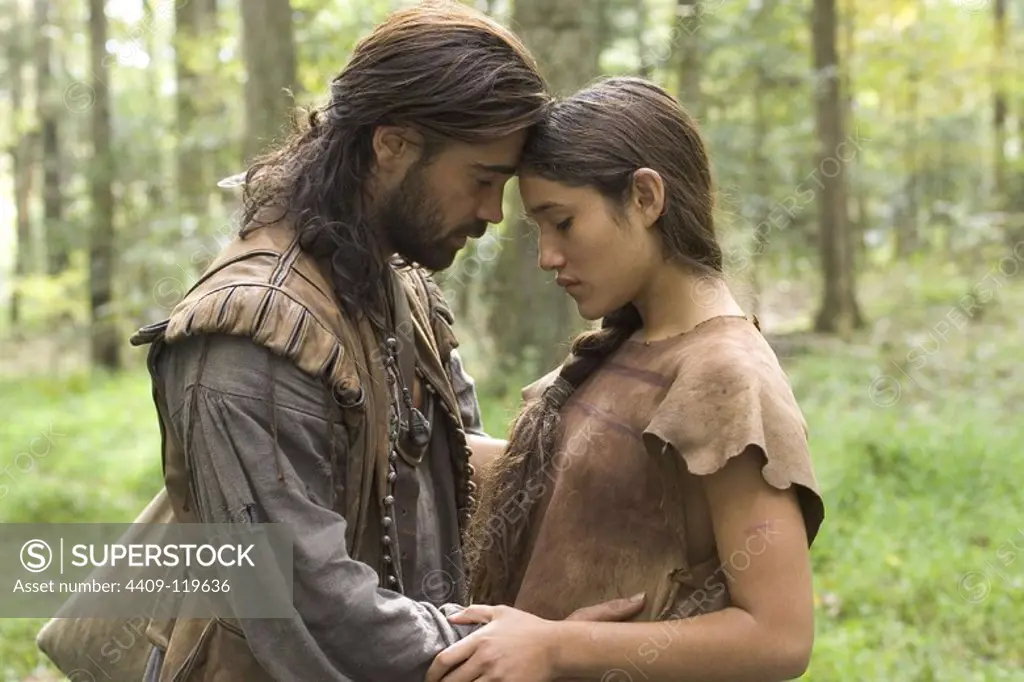 COLIN FARRELL and Q'ORIANKA KILCHER in THE NEW WORLD (2005), directed by TERRENCE MALICK.