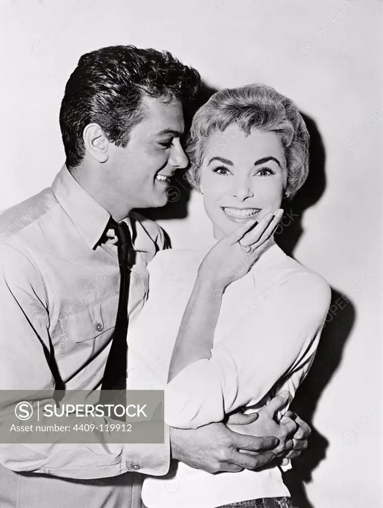 TONY CURTIS and JANET LEIGH in THE PERFECT FURLOUGH (1958), directed by BLAKE EDWARDS.