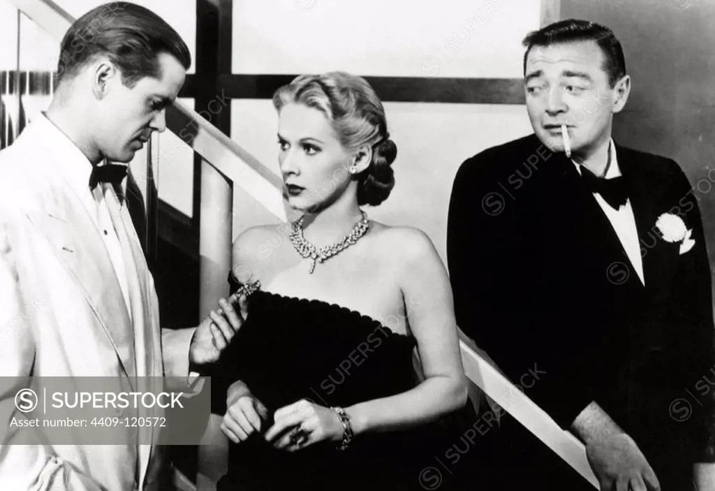 PETER LORRE, DAN DURYEA and JUNE VINCENT in BLACK ANGEL (1946), directed by ROY WILLIAM NEILL.