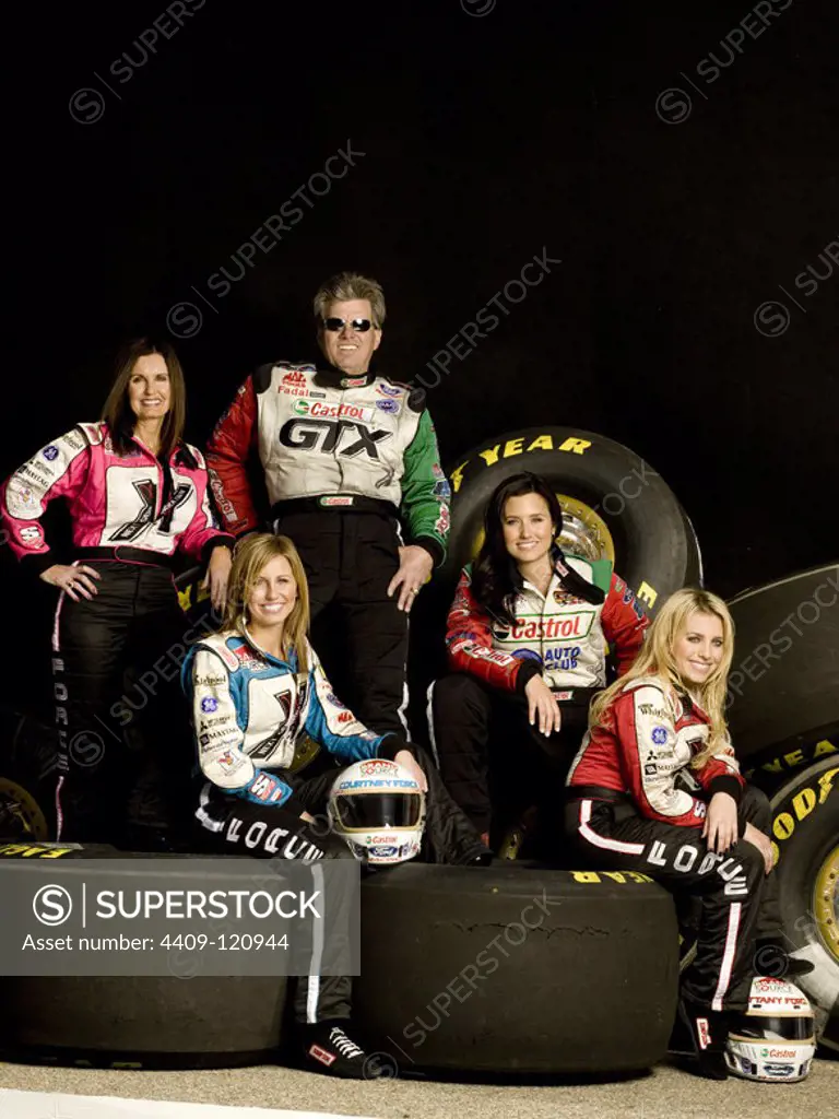 JOHN FORCE, ASHLEY FORCE, BRITTANY FORCE, LAURIE FORCE and COURTNEY FORCE in DRIVING FORCE (2006) -Original title: DRIVING FORCE-TV-.