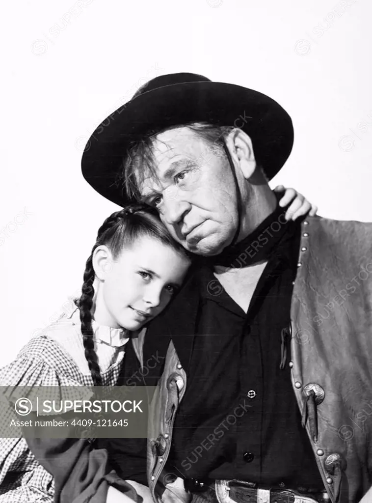 WALLACE BEERY and MARGARET O'BRIEN in BAD BASCOMB (1946), directed by S. SYLAN SIMON.