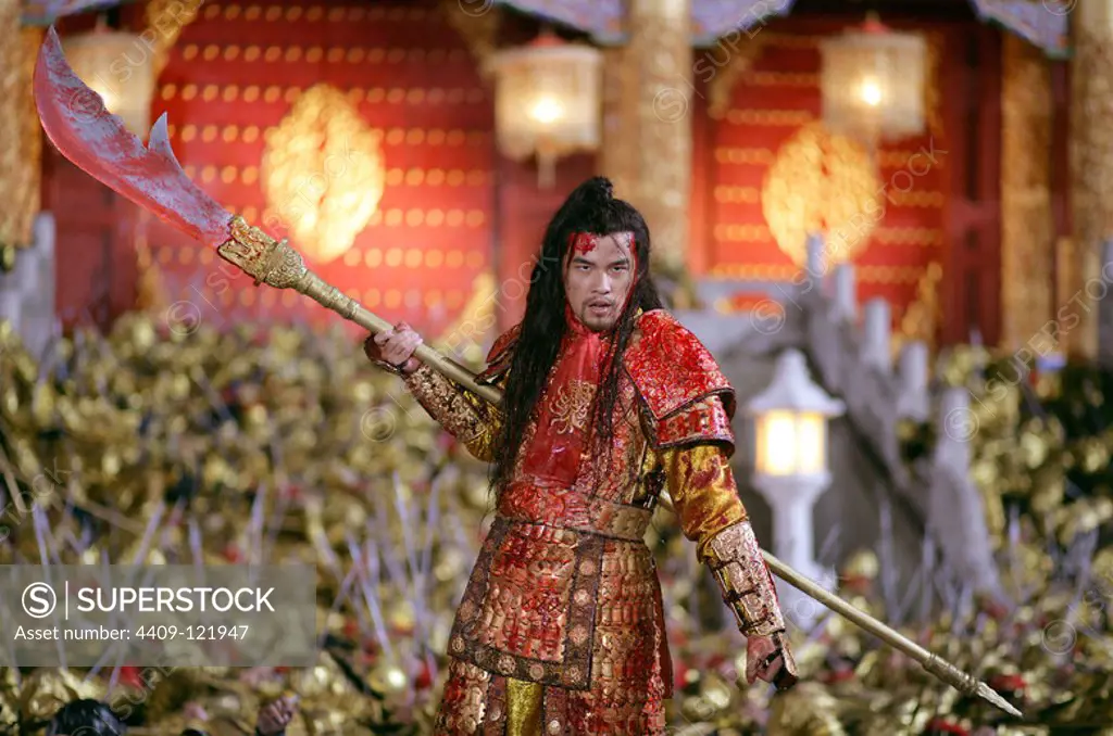 JAY CHOU in CURSE OF THE GOLDEN FLOWER (2006) -Original title: MAN CHENG JIN DAI HUANG JIN JIA-, directed by YIMOU ZHANG.
