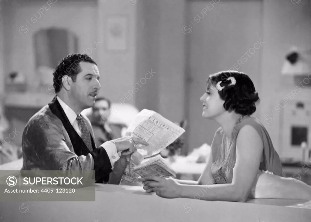 FORTUNIO BONANOVA and HILDA MORENO in A BIG GUY (1936) -Original title: PODEROSO CABALLERO..-.
