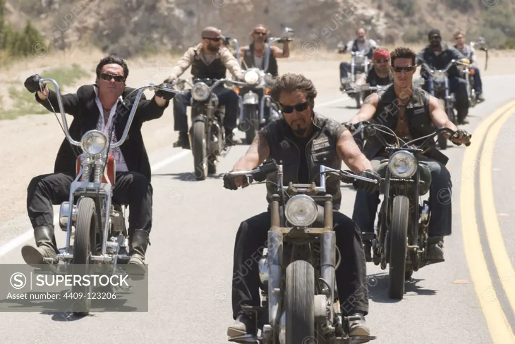 MICHAEL MADSEN, ERIC BALFOUR and LARRY BISHOP in HELL RIDE (2008), directed by LARRY BISHOP.