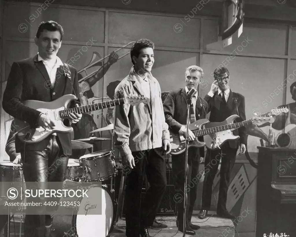 CLIFF RICHARD and THE SHADOWS in WONDERFUL TO BE YOUNG! (1961) -Original title: THE YOUNG ONES-, directed by SIDNEY J. FURIE.