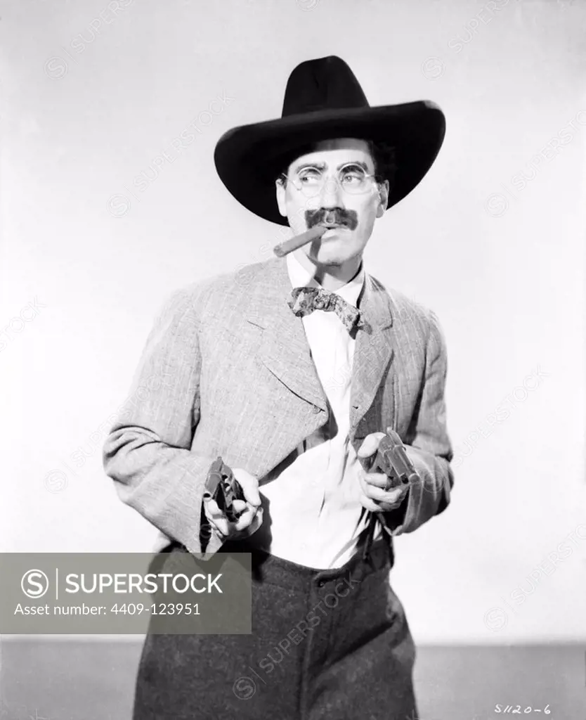 GROUCHO MARX in GO WEST (1940), directed by EDWARD BUZZELL.