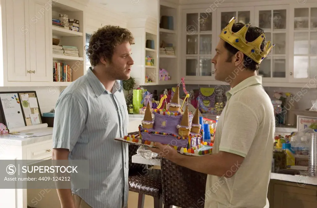 PAUL RUDD and SETH ROGEN in KNOCKED UP (2006), directed by JUDD APATOW.