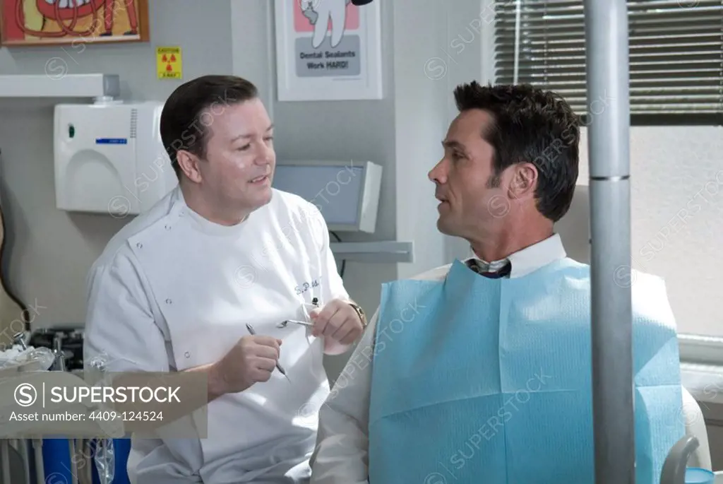 RICKY GERVAIS and BILLY CAMPBELL in GHOST TOWN (2008), directed by DAVID KOEPP.