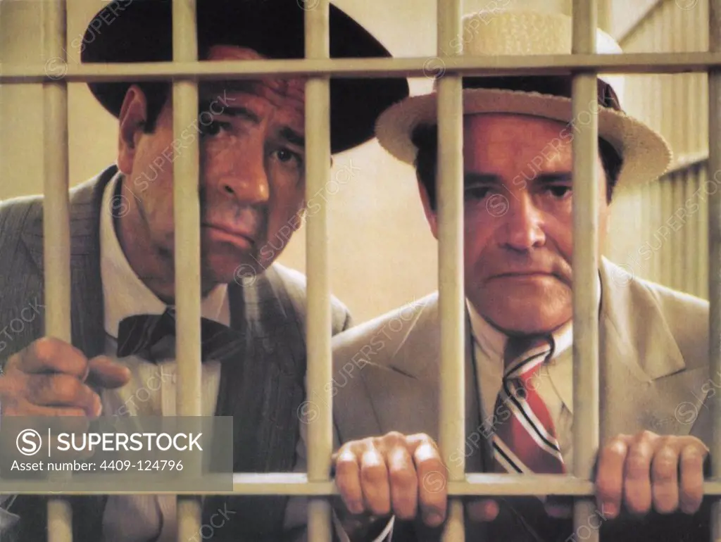 JACK LEMMON and WALTER MATTHAU in THE FRONT PAGE (1974), directed by BILLY WILDER.