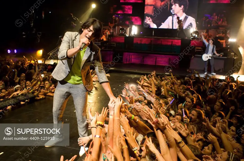 NICK JONAS in JONAS BROTHERS: THE 3D CONCERT EXPERIENCE (2009), directed by BRUCE HENDRICKS.