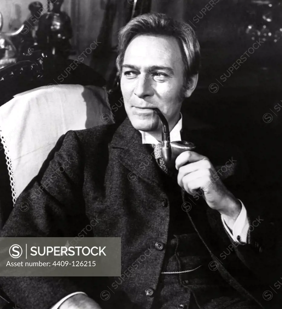 CHRISTOPHER PLUMMER in MURDER BY DECREE (1979), directed by BOB CLARK.