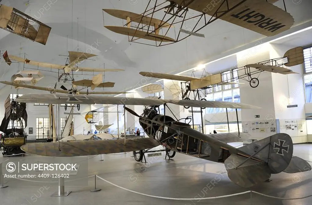 Planes. Deutches Museum. Munich. Germany.