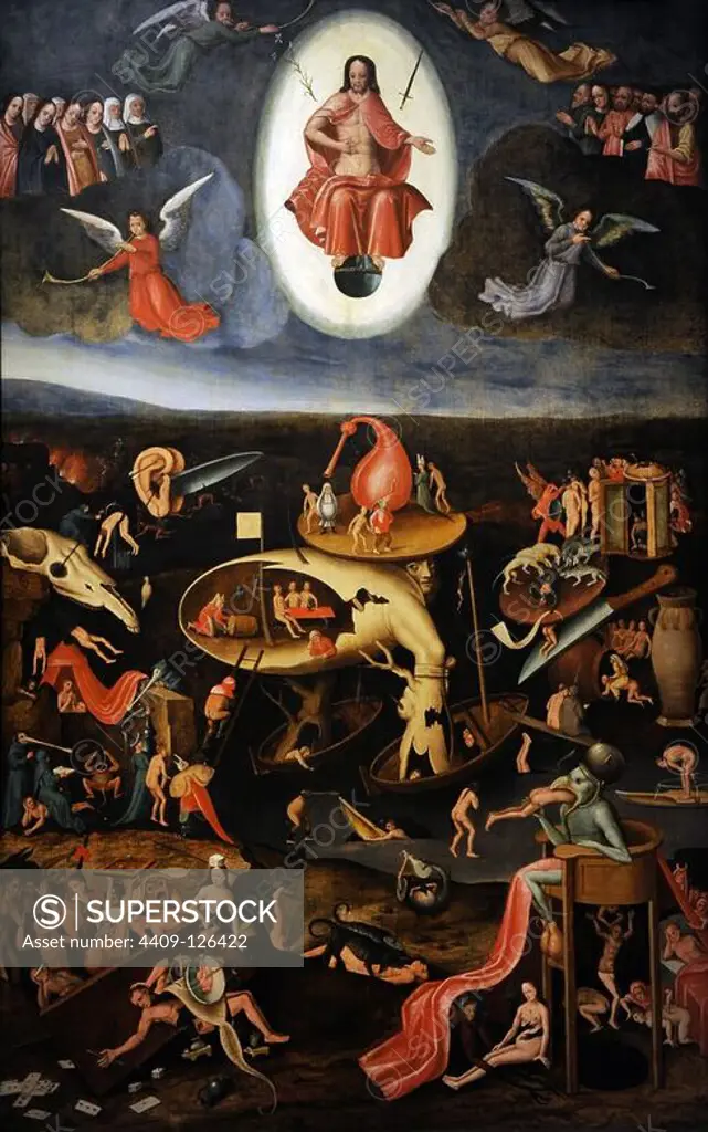 Hieronymus Bosch (1450-1516). The Last Judgement, 1540. German Historical Museum. Berlin. Germany.