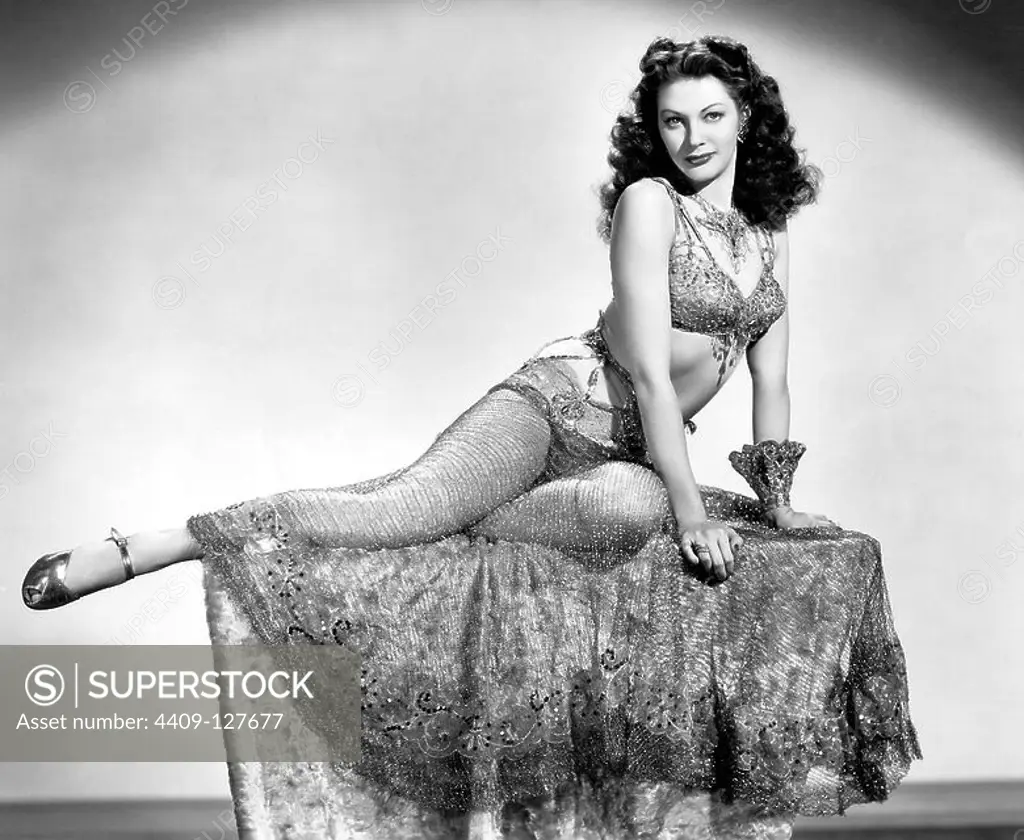 YVONNE DE CARLO in SALOME, WHERE SHE DANCED (1945), directed by CHARLES LAMONT.