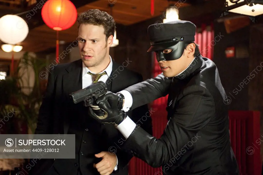 SETH ROGEN and JAY CHOU in THE GREEN HORNET (2011), directed by MICHEL GONDRY.