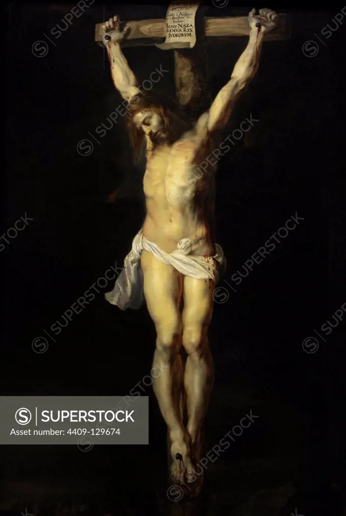 Peter Paul Rubens (1577-1640). German-born Flemish Baroque painter. Crucifixion,1614. Pinakothek. Detail. Munich. Germany.