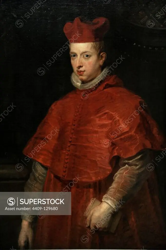 Cardinal-Infante Ferdinand (1609-1641). Governor of the Spanish Netherlands. Portrait of Peter Paul Rubens (1577-1640). Alte Pinakothek. Munich. Germany.