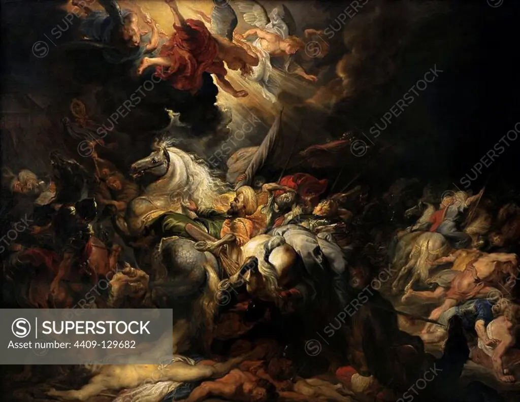 Peter Paul Rubens (1577-1640). Flemish painter. Defeat of Sennacherib, 1616-1618. Alte Pinakothek. Munich. Germany.