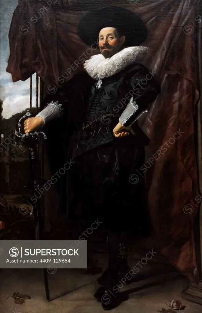Frans Hals (1580-1666). Dutch painter. Portrait of Willem van Heythuysen (1585-1650). 1625-1630. Alte Pinakothek. Munich. Germany.
