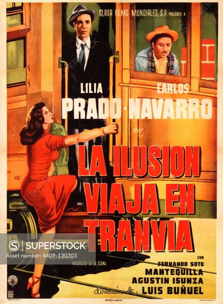 ILLUSION TRAVELS BY STREETCAR (1954) -Original title: LA ILUSION VIAJA EN TRANVIA-, directed by LUIS BUÑUEL.