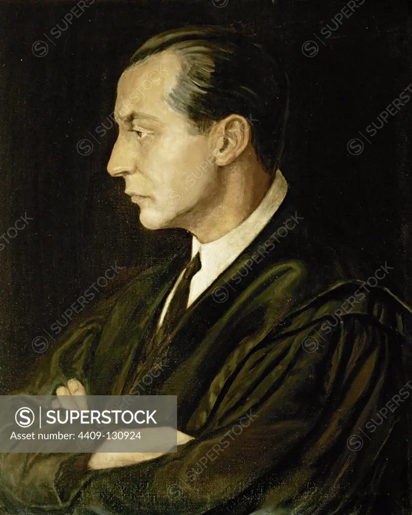 Portrait of José Antonio Primo de Rivera'. Museum: Ateneo, MADRID, SPAIN.