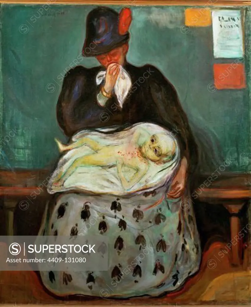 Edvard Munch / 'Inheritance', 1897-1899, Oil on canvas. Artwork also known as: HERENCIA. Museum: Munch Museet.