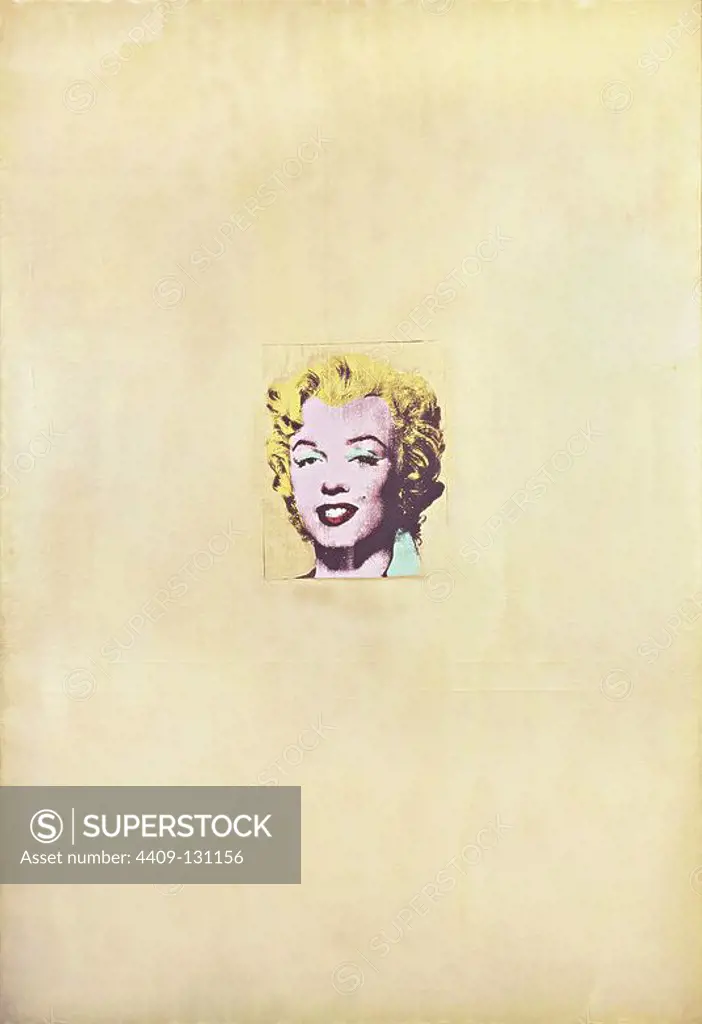 Andy Warhol / 'Gold Marilyn Monroe', 1962, 211 × 145 cm. Museum: MUSEUM OF MODERN ART, NUEVA YORK, USA.
