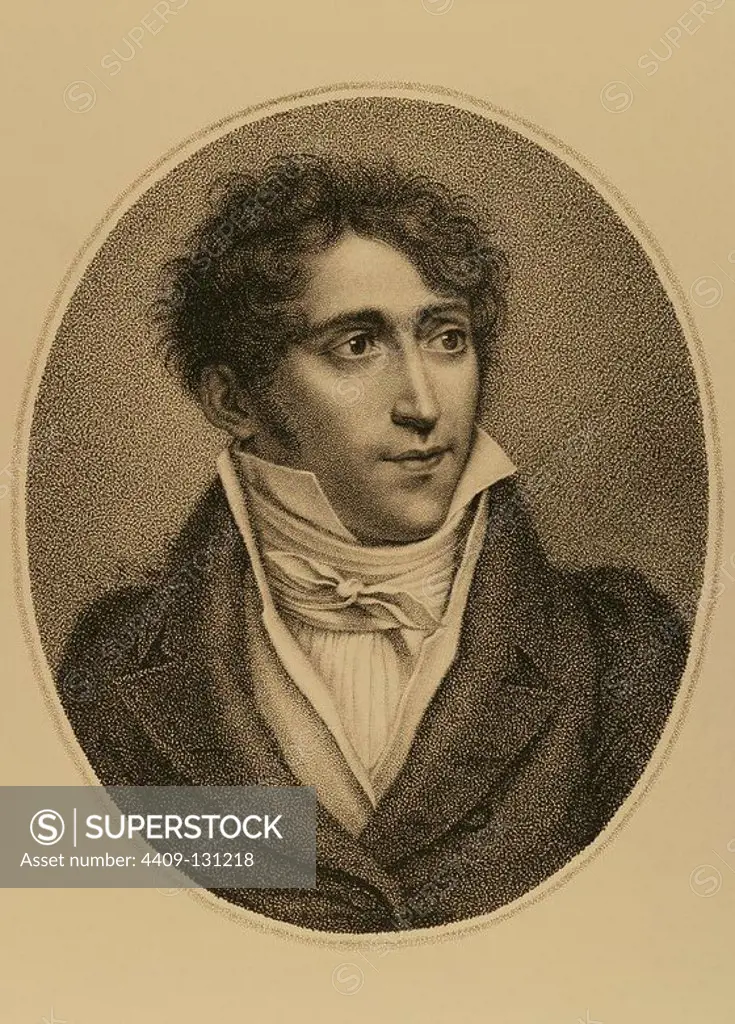 Jean Coralli (1779-1854). French dancer and choreographer. Ballet Master of the Paris Opera. Engraving in Great Ballet Prints of the Romantic Era. 19th century.