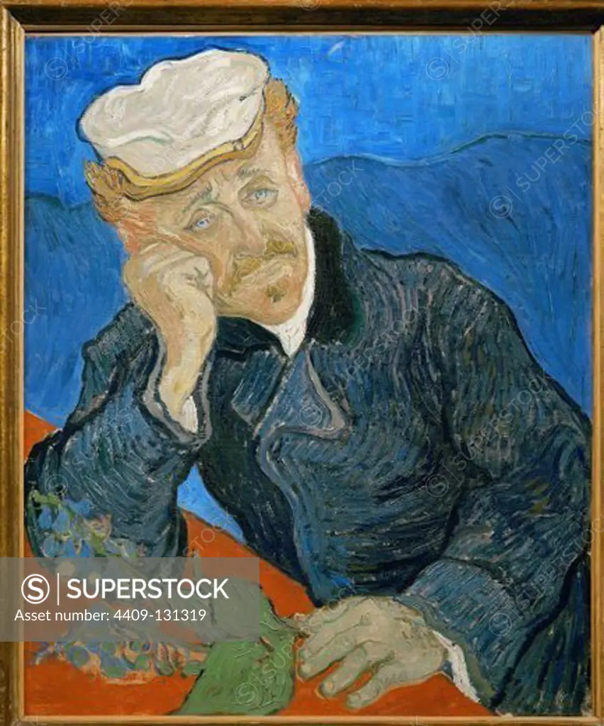 Vincent Van Gogh / 'Portrait of Dr. Gachet', 1890, Oil on canvas, 68 x 57 cm. Artwork also known as: El doctor Paul Gachet. Museum: MUSEE D'ORSAY.